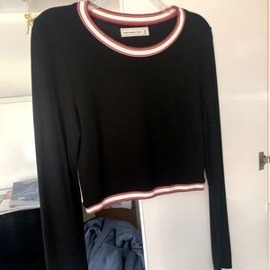 Abercrombie Crop Long Sleeve Top